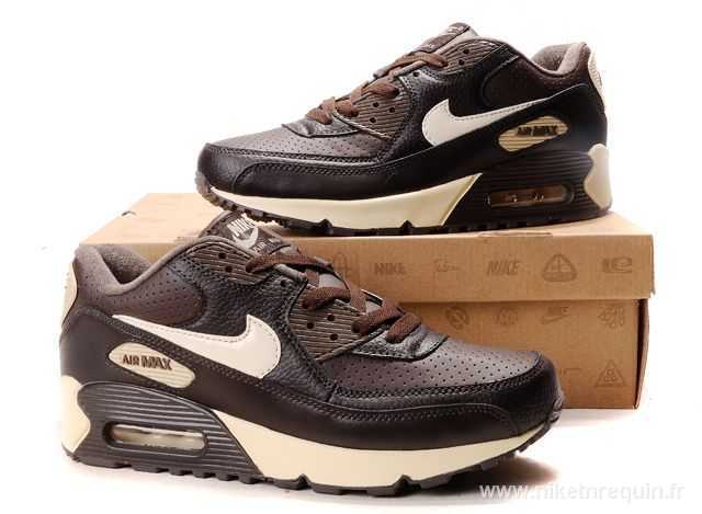 Nike Air Max 90 noir brun blanc (2)